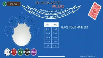 Zrzuty ekranu Blackjack Plus - Side Bets