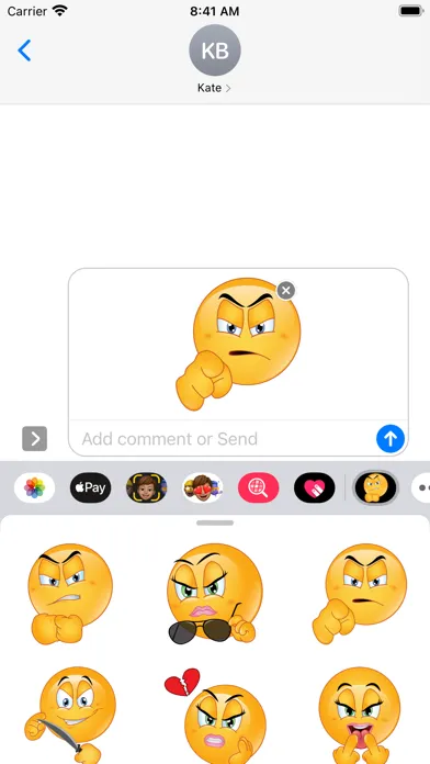 Bad Emoji for iMessage Screenshots