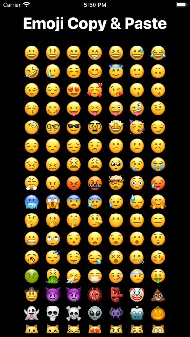 Tangkapan layar Emoji Copy And Paste