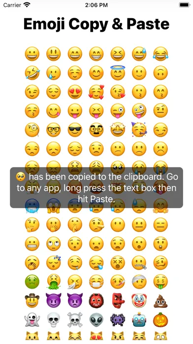 Tangkapan layar Emoji Copy And Paste