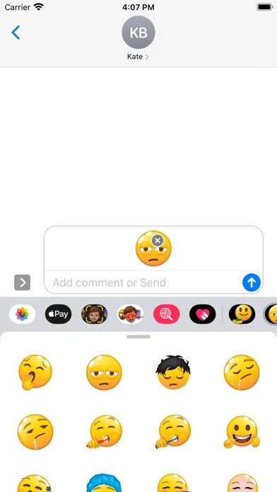 Captures d'écran de Morning Emojis