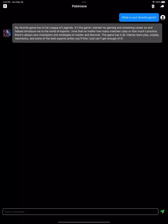 Capturas de pantalla de c.ai iPad 