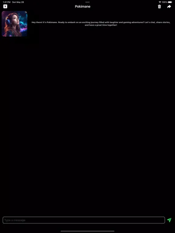 Capturas de pantalla de c.ai iPad 