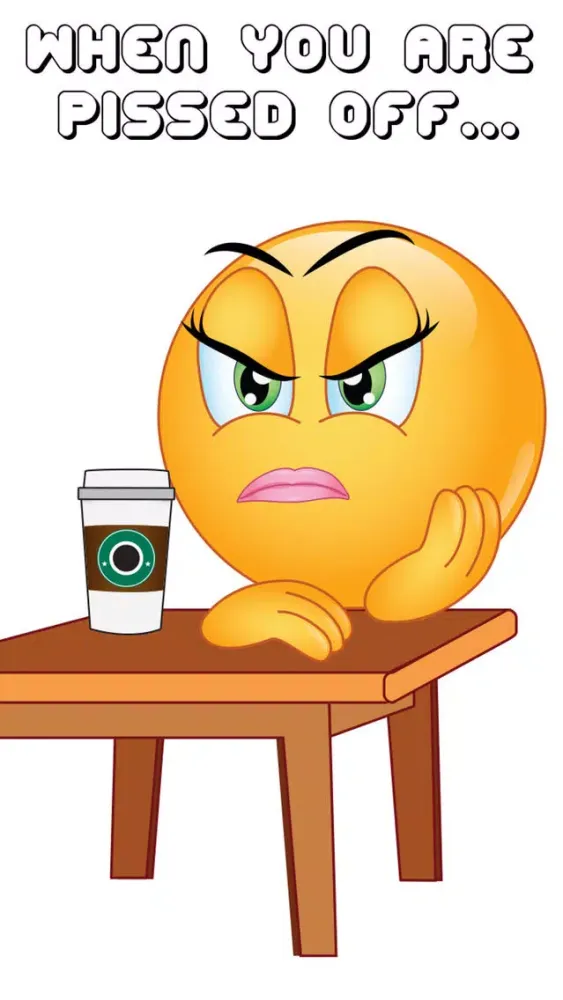 Angry Emojis Keyboard by Emoji World スクリーンショット
