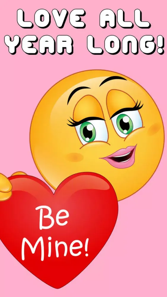 Flirty Valentines Emoji Keyboard by Emoji World স্ক্রিনশট