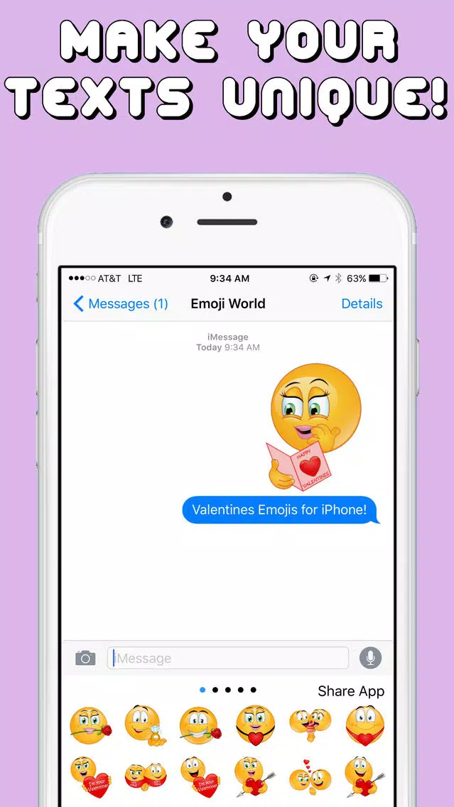 Valentines Emojis Keyboard by Emoji World Screenshots