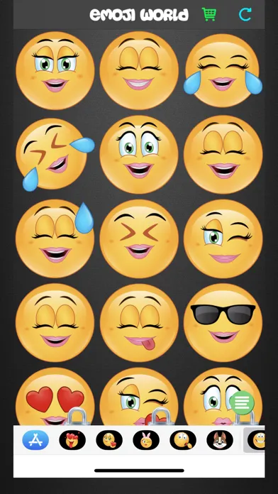 Capturas de tela do Stickers for iMessage App
