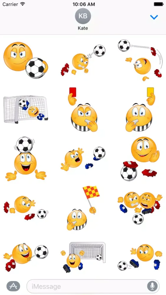 Futbol Emoji Stickers應用截圖