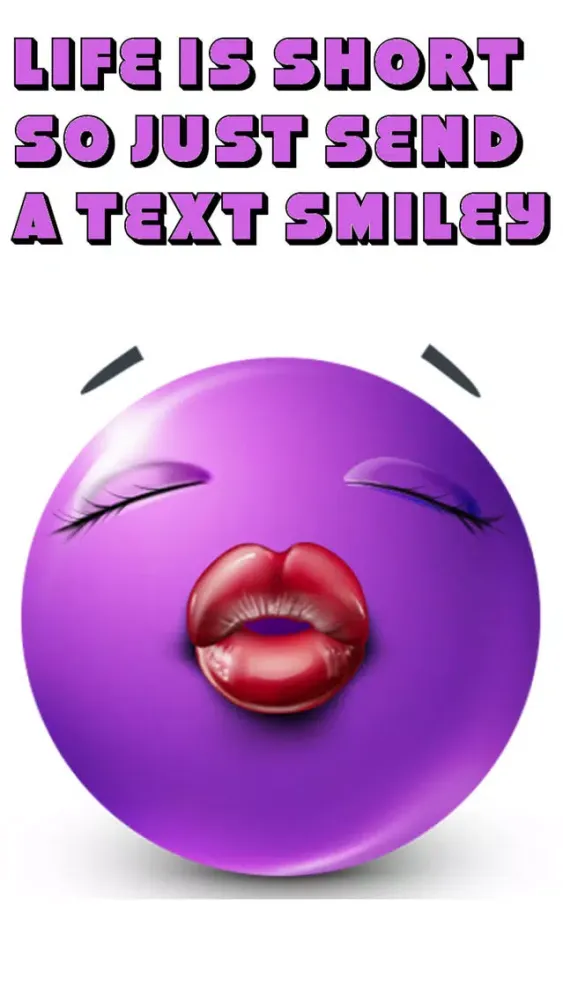 Purple Smiley Stickers Screenshots