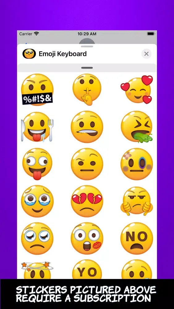 Tangkapan skrin Very Necessary Emoji Keyboard