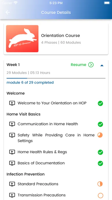 Capturas de pantalla de HOP into Homecare!