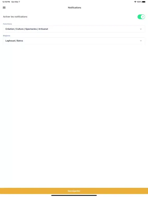 Emploi Partner iPad Screenshots
