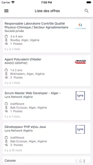 Emploi Partner Screenshots