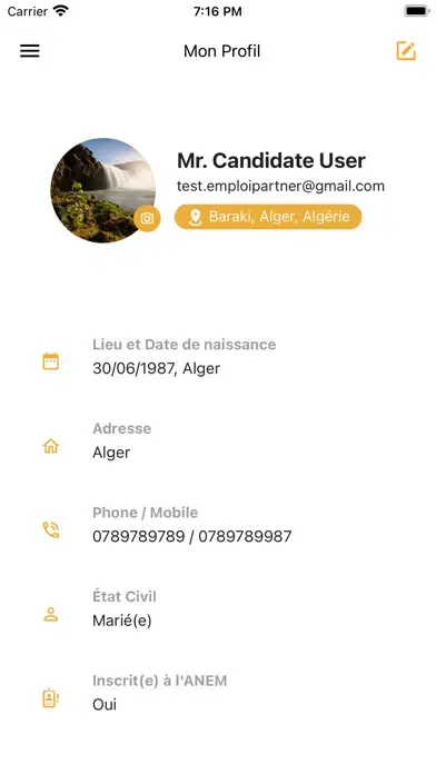 Emploi Partner Screenshots