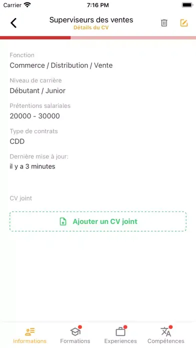 Emploi Partner Screenshots