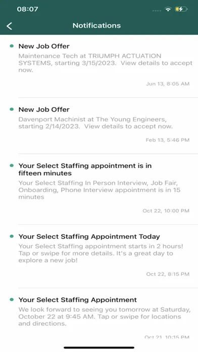 ภาพหน้าจอของ Select – Workforce Specialists
