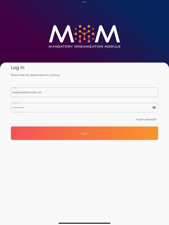 Tangkapan skrin Mom Digital iPad 