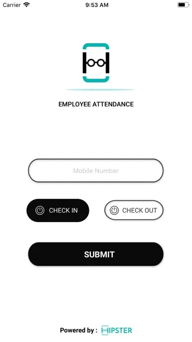 Capturas de tela do Employee-Attendance