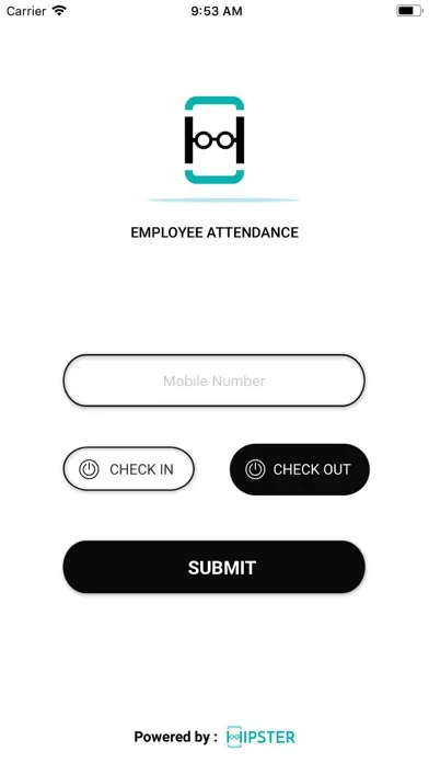 Capturas de tela do Employee-Attendance