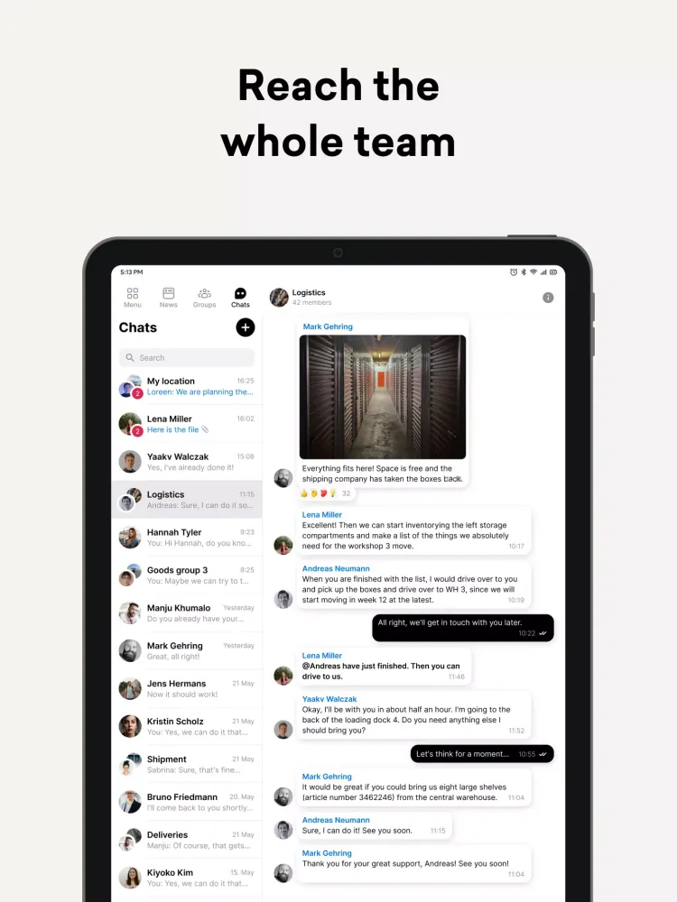 صور Flip Employee App