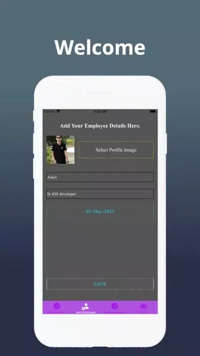تصاویر Employee Attendance Tracker