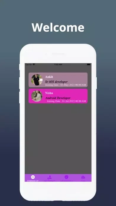 تصاویر Employee Attendance Tracker