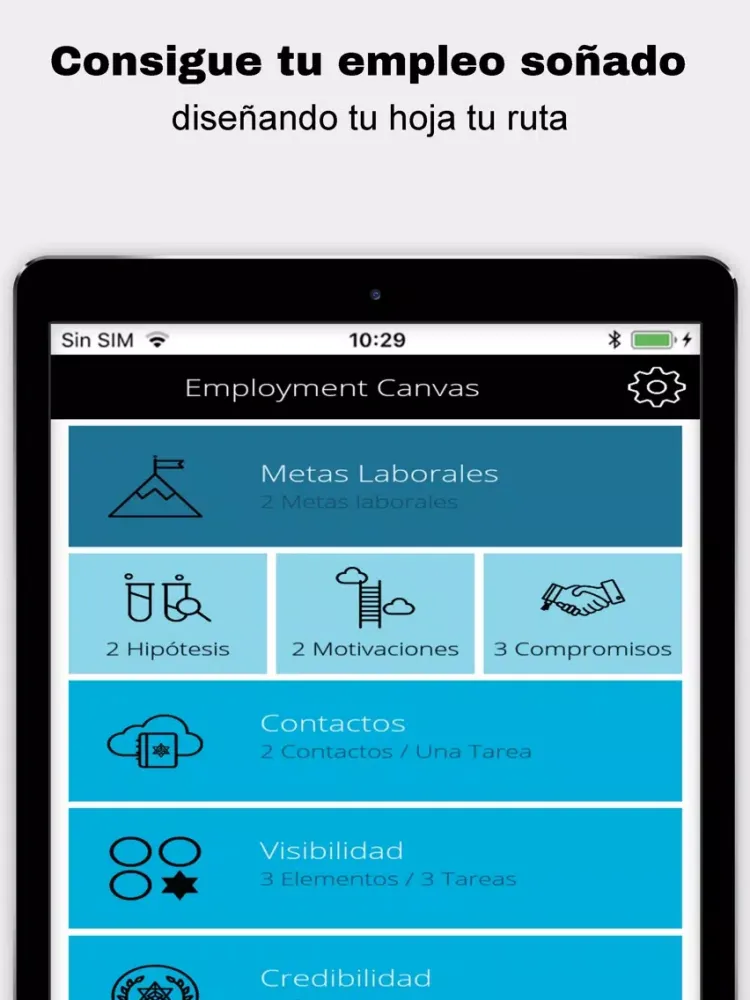 Capturas de pantalla de Employment Canvas iPad 