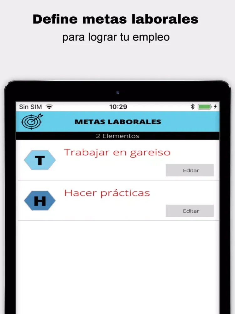 Capturas de pantalla de Employment Canvas iPad 