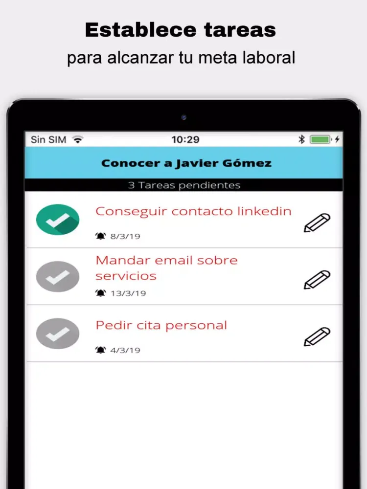 Capturas de pantalla de Employment Canvas iPad 
