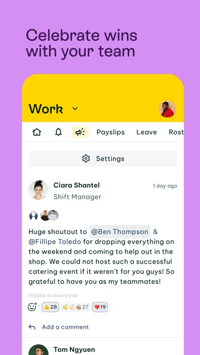 Swag by Employment Hero Screenshots