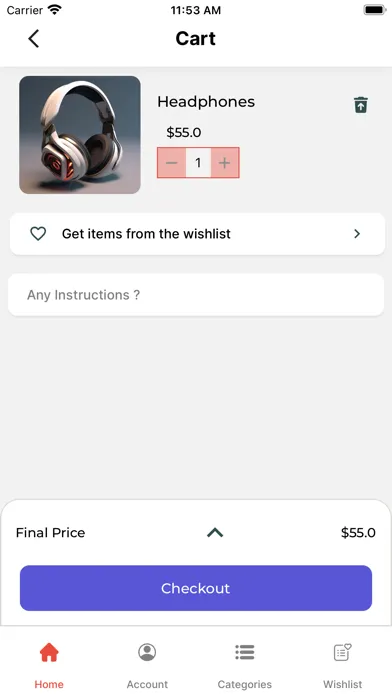 Скриншоты EmporioX eCommerce App Builder