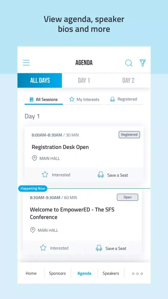 Скриншоты EmpowerED-the SFS Conference