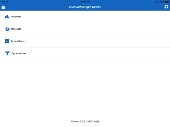 AccountManager Mobile iPad  স্ক্রিনশট