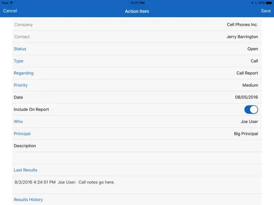 AccountManager Mobile iPad  স্ক্রিনশট