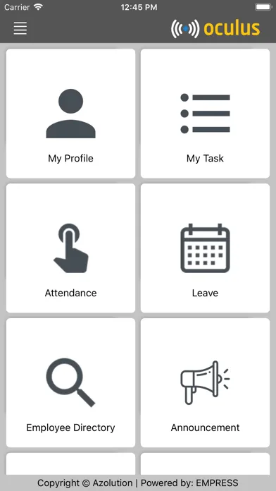 Captures d'écran de oculus HRIS ITRK