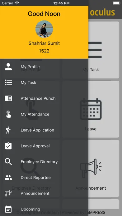 Captures d'écran de oculus HRIS ITRK