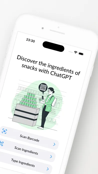 Tangkapan skrin SnaxAI - Check Foods for Diet