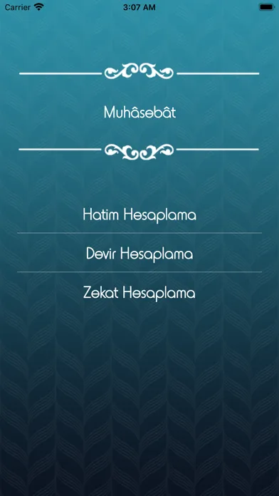 Muhâsebât Ekran Görüntüleri