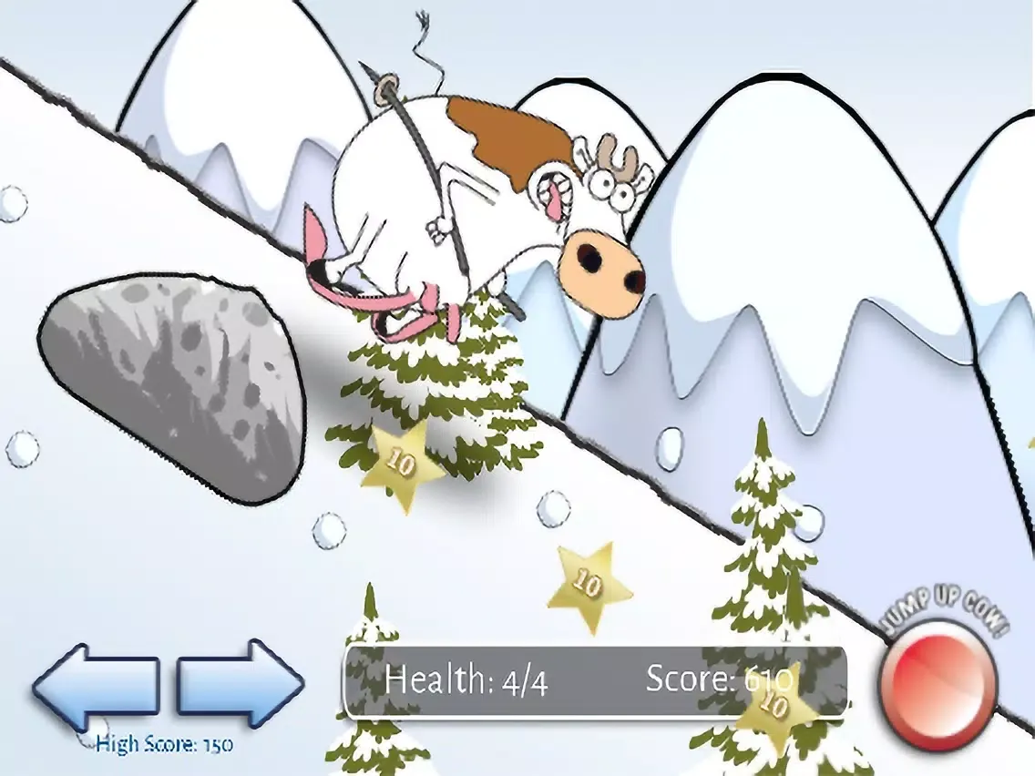 صور Crazy Cow - A Funny Crazy Game iPad 