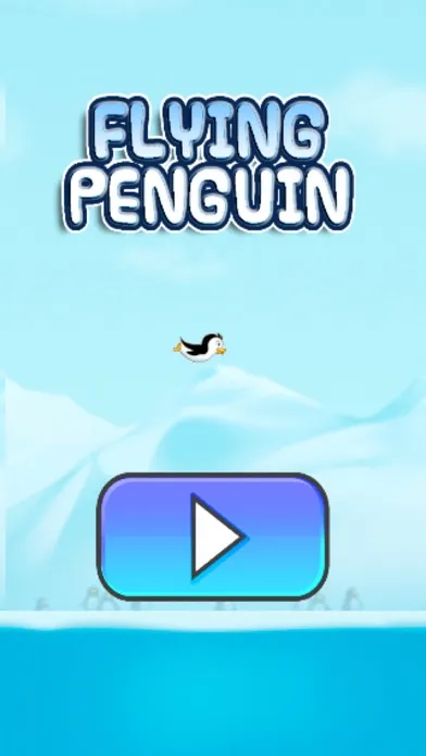 Tangkapan skrin Flying Penguin - FlapYourWings