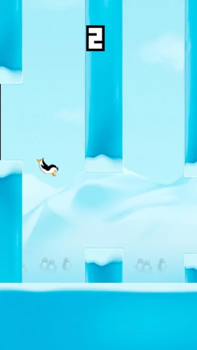 Tangkapan skrin Flying Penguin - FlapYourWings