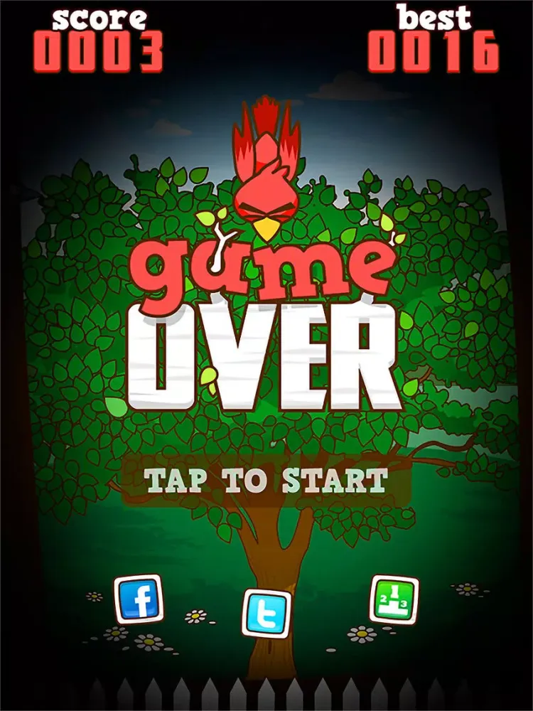 Capturas de pantalla de Red Bird - An Addictive Game iPad 