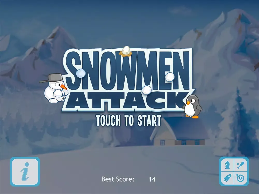 Ảnh chụp màn hình của Snowmen Attack iPad 