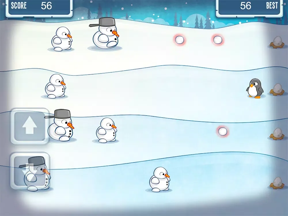 Ảnh chụp màn hình của Snowmen Attack iPad 