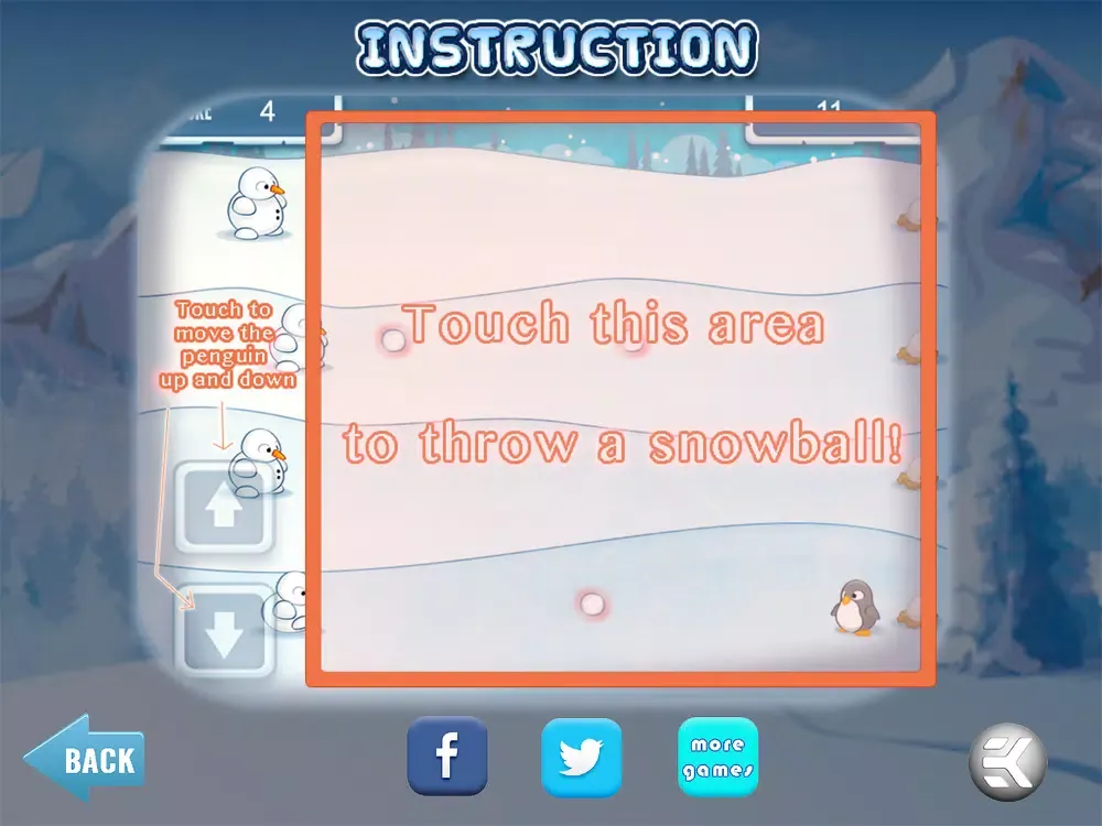 Ảnh chụp màn hình của Snowmen Attack iPad 