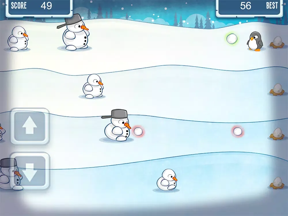 Ảnh chụp màn hình của Snowmen Attack iPad 