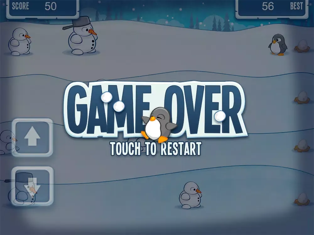 Ảnh chụp màn hình của Snowmen Attack iPad 