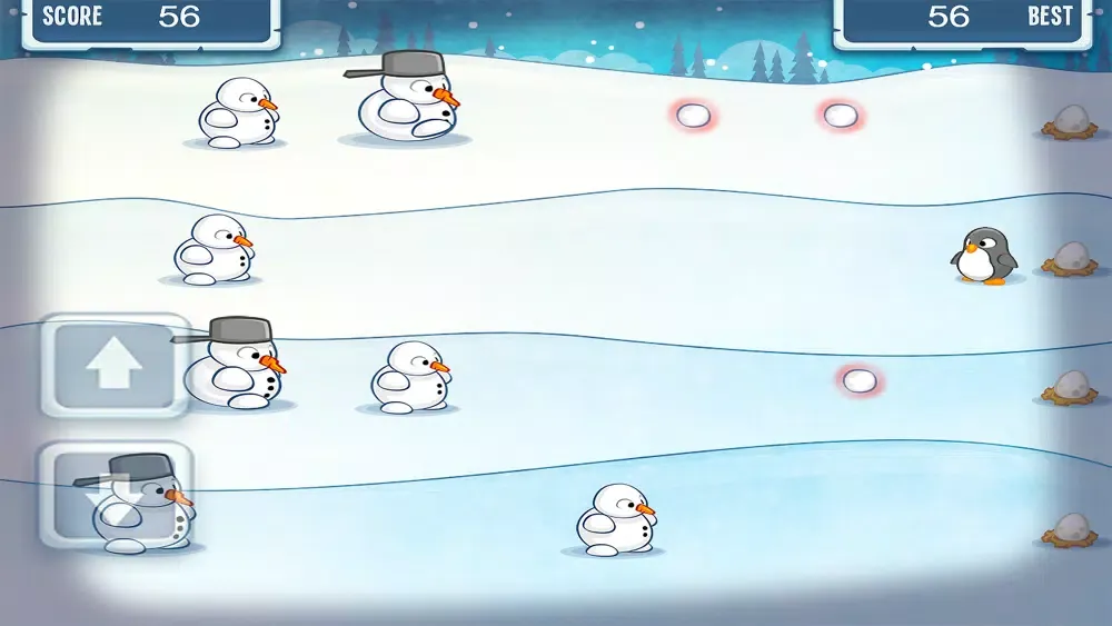 Ảnh chụp màn hình của Snowmen Attack