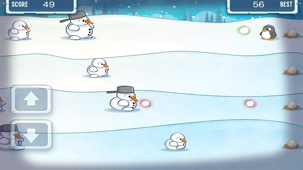 Ảnh chụp màn hình của Snowmen Attack