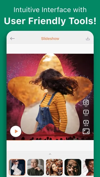 Slideshow maker: Short & Story应用截图